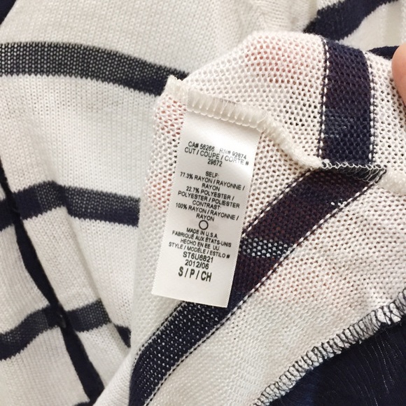 Splendid Striped Cardigan Sweater Size S Lightweight - Picture 6 of 7